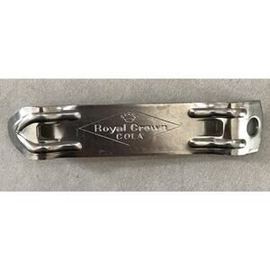 Vintage Chrome Mid Century 50s Ekco Royal Crown Cola Bottle Opener